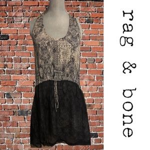 Rag & Bone Snake and Black Silk Dress